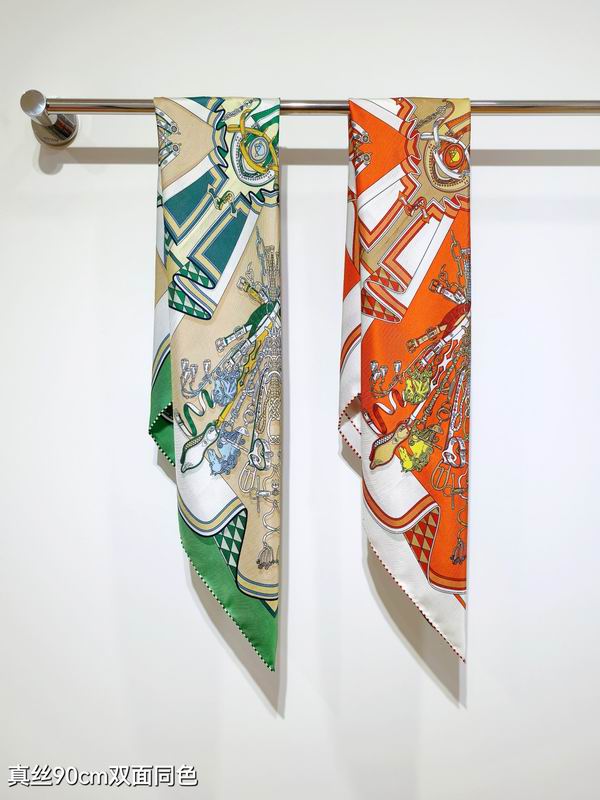 Hermes silk Scarf 90X90cm E032980